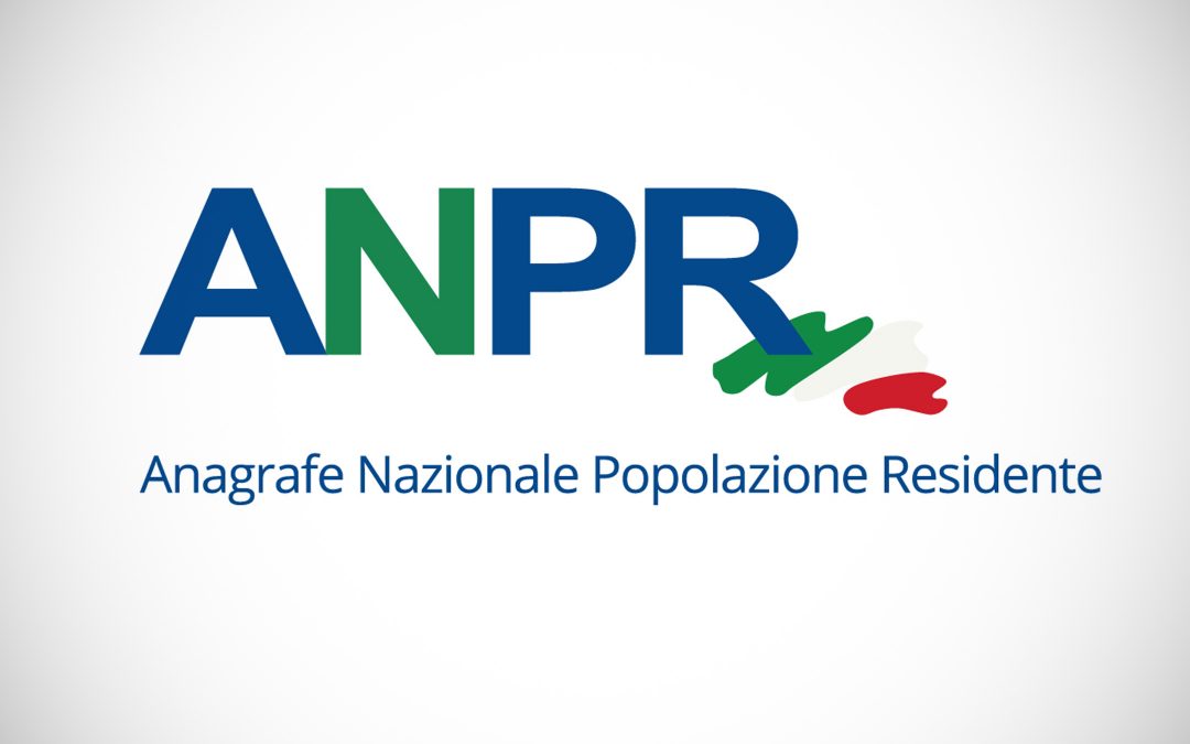 Anagrafe Nazionale della Popolazione Residente attiva dal 24 maggio 2021