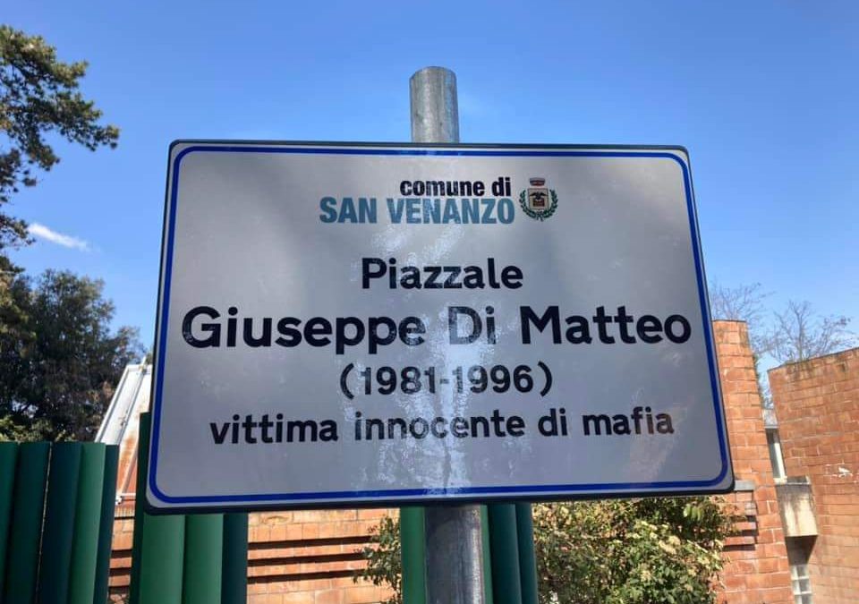 Intitolazione del piazzale del plesso scolastico a Giuseppe Di Matteo